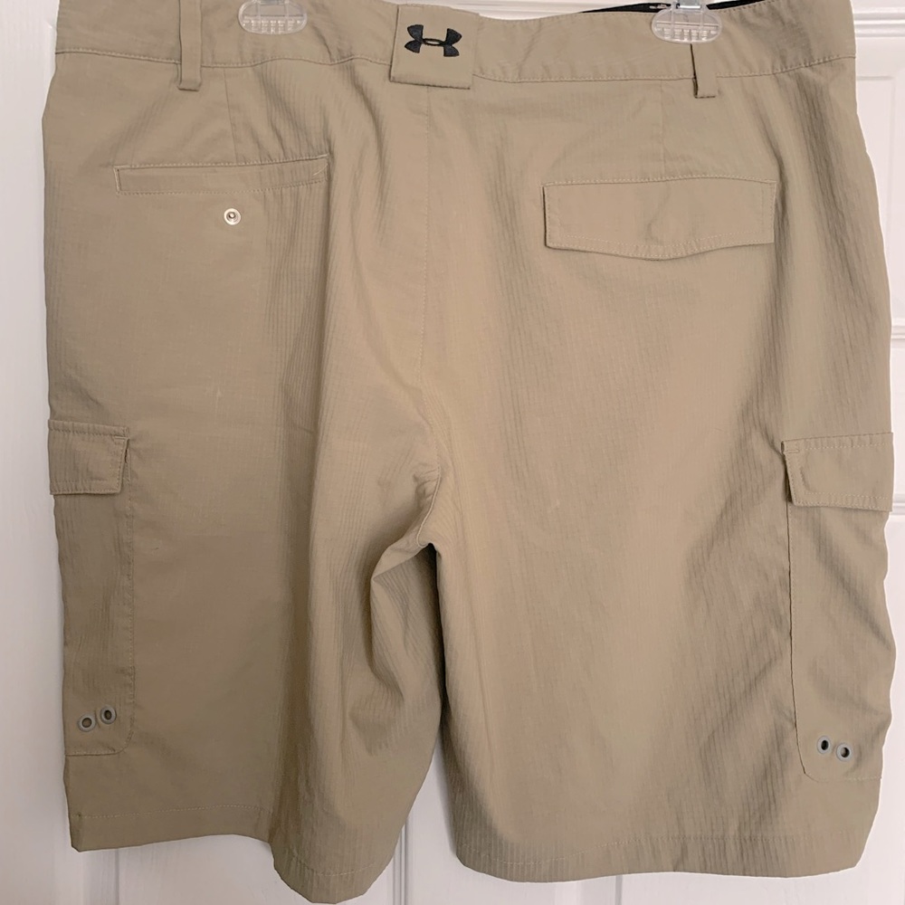 Under Armour sweat/water resistant shorts.